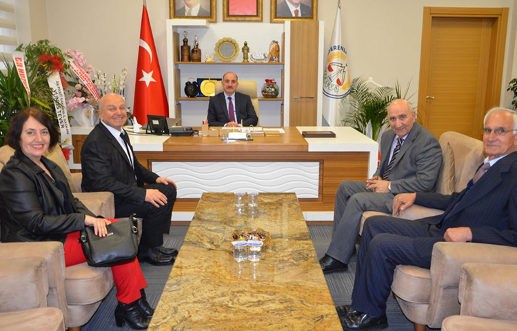 TÜED SAKARYA ŞUBESİ, ERENLER BELEDİYE BAŞKANI SAYIN FEVZİ KILIÇ’I ZİYARET ETTİ