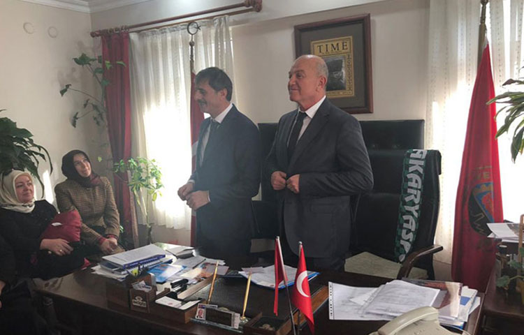 SERDİVEN BELEDİYESİNE YAPILAN TEBRİK ZİYARETİ