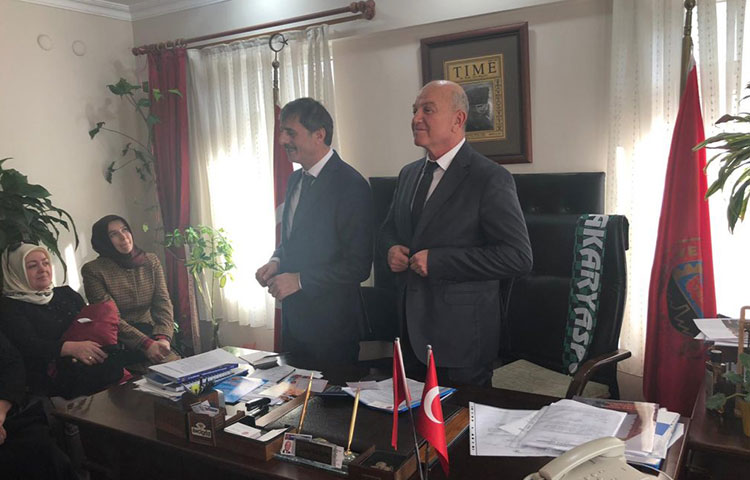 SERDİVEN BELEDİYESİNE YAPILAN TEBRİK ZİYARETİ